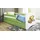 raumhirsch furniture Kinderbett Bagger 80 x 180 cm Holzwerkstoff grün