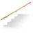 Relaxdays Handlauf Holz 200 cm Buche