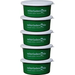 Müslischale mit Deckel minzgrün (5er Set) aquamaringrün 25 LITER
