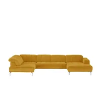 Lounge Collection Wohnlandschaft Sarina ¦ gelb ¦ Maße (cm): B: 383 H: 98 T: 212