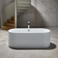 Bette BetteLux Oval Silhouette freistehende Badewanne 180 x 80
