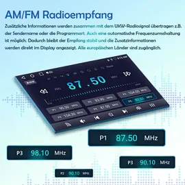 Awesafe 4+64GB Autoradio für Audi A4 S4 RS4 B6 B7 SEAT Exeo mit Wireless Carplay Android Auto 7 Zoll HD Touchscreen GPS Navigation