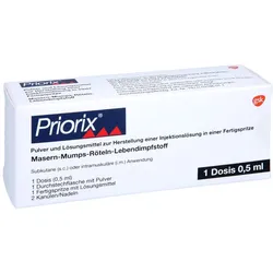 PRIORIX Masern Mumps Röteln P.u.LM H.Inj.L.i.e.FS. 1 St