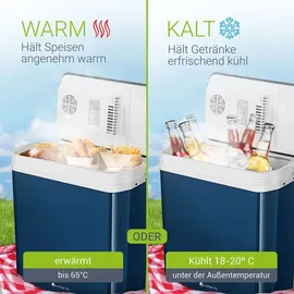 Juskys Kühlbox Nordpol Blau