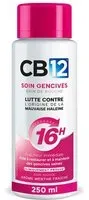 Bain de bouche CB12 Soin gencives – Sans alcool - Apaise les sensibles Protection scientifiquement prouvée contre la mauvaise haleine pendant 16 heures Combat cause Fraîcheur longue durée Menthe fraîche 250 ml De Bouche