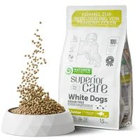 Nature's Protection Superior Care White Dogs Getreidefrei Weißfisch Junior Kleine Rassen 1,5kg