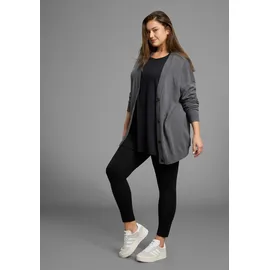 laura scott curve Laura Scott Strickjacke in kuscheligem Feinstrick und hüftbedeckender Passform - GROSSE GRÖSSE