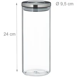 Relaxdays Vorratsglas 1,5 l 3 St.