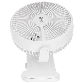 Adler AD 7342 Tischventilator 360° Rotation 25 cm Weiß