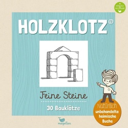 Holzklotz - Feine Steine - 30 Bauklötze, Kinderbücher