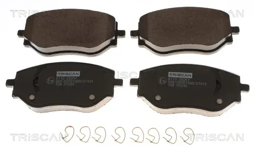 TRISCAN Bremsbelagsatz, Scheibenbremse 811025057 für DACIA
