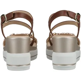 Nero Giardini Keilsandalette Damen Beige/Braun 39