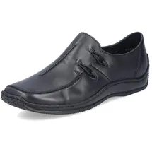Rieker Damen Low-Top Sneaker L1751, Frauen Halbschuhe,Freizeitschuhe,Turnschuhe,Laufschuhe,straßenschuhe,Strassenschuhe,schwarz (00),39 EU / 6 UK