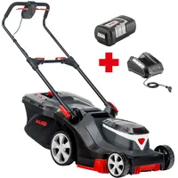 AL-KO 385 Li Premium", schwarz, B:42cm H:102cm T:130cm, Rasenmäher,