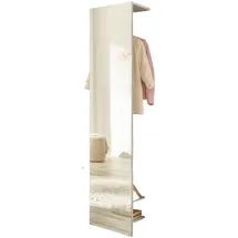 furn.design Center Kompaktgarderobe 50 x 30 x 200 cm weiß