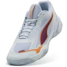 Puma Solarstrike W+ 4 Hallenschuhe Unisex puma white/heat fire/lilac crush/berry 42