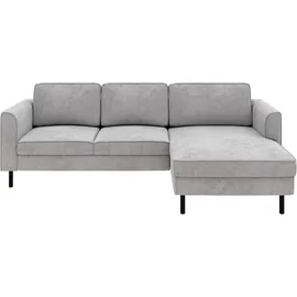 Home Affaire Eckcouch Cord 2-Sitzer Grau