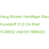 Haug® bürsten Handfeger blau Kunststoff 31,0 cm breit