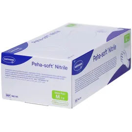 Hartmann Peha-soft nitrile Untersuch.handsch. M unst.pudfr. 100 st