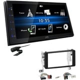 JVC 2 DIN Autoradio Bluetooth für Mitsubishi Lancer VIII und Sportsback OEM Navi