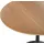 Beliani Esstisch 90 x 74 x 90 cm braun/schwarz