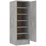 vidaXL Schuhschrank 32 x 35 x 92 cm betongrau / grau