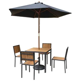 Bolero DS152 80 x 80 x 74 cm Akazie