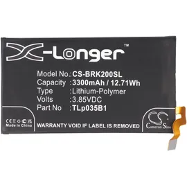 AccuCell Akku passend für BlackBerry KEY2, BBF100-1, BBF100-2, BBF100-4, BBF100-6, BBF100-8, BBF100-9, TLp035B1