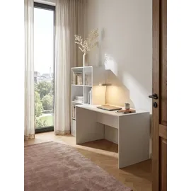 KADIMA DESIGN Großer Schreibtisch mit Regal, Puristisches Design,