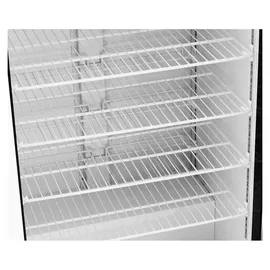 Royal Catering Gefrierschrank - 580 L - - Glastür - Silbern - Kältemittel R290