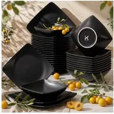konsimo® Epiri Tafelservice 36-tlg. schwarz