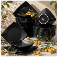 konsimo® Epiri Tafelservice 36-tlg. schwarz