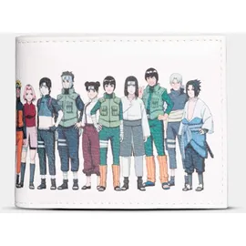 Difuzed Naruto Shippuden Bifold Geldbeutel Unisex Portemonnaie weiß