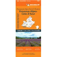 Michelin Regional France Provence-alps-french Riviera Map