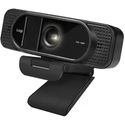 LogiLink Full-HD-Webcam 96° Dual-Mikrofon Kamera-Abdeckung Schwarz