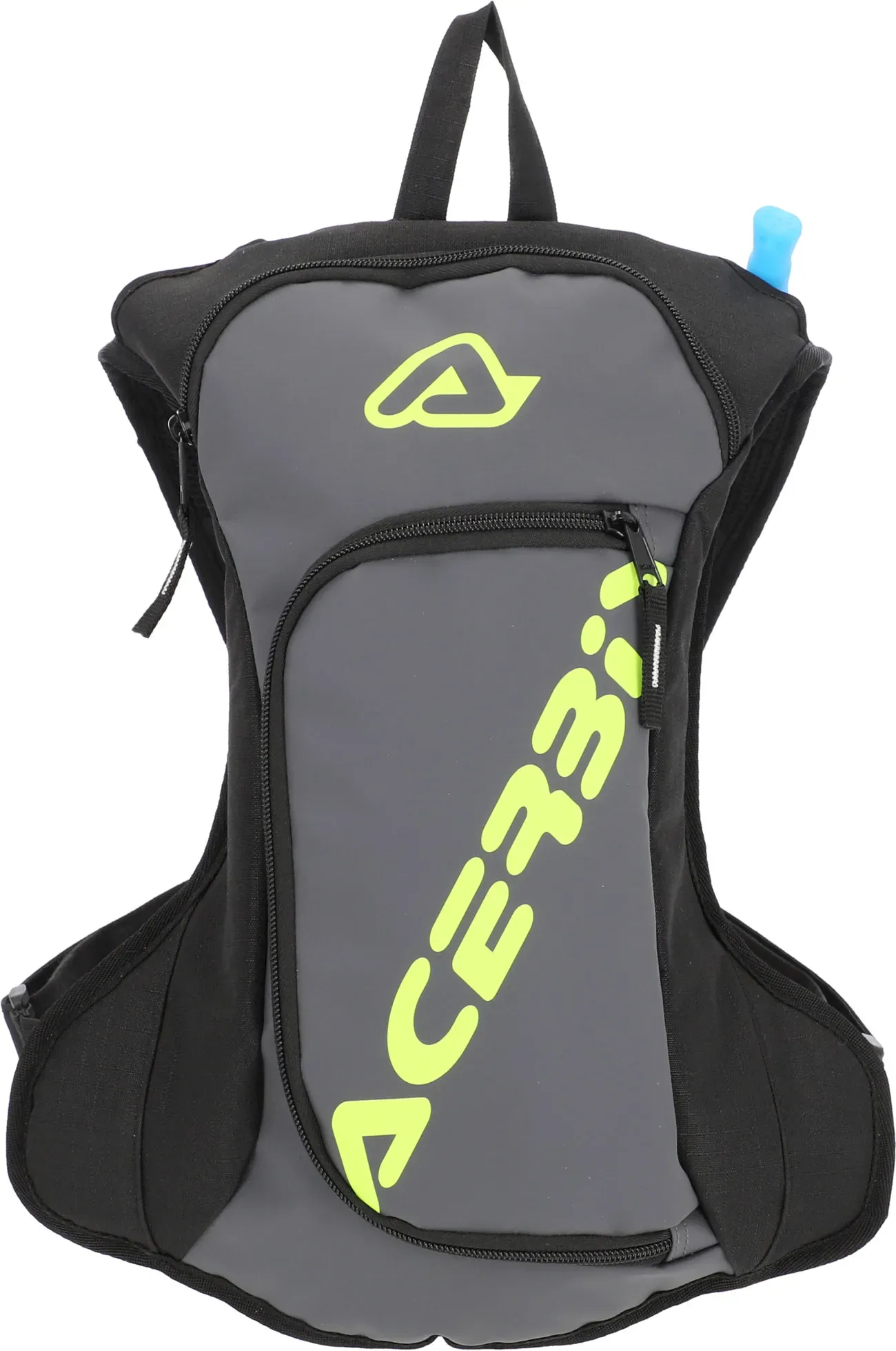 Acerbis Acqua Logo, Trinkrucksack - Grau/Schwarz/Neon-Gelb - 5 L