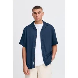!Solid Kurzarmhemd Blau XXL