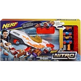 NERF Hasbro Nitro E0858EU4 Doubleclutch Inferno, Fahrzeugblasterset Multicolour