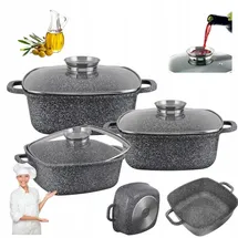 klönberg Topf-Set 6-tlg. 12 cm rund + 2,3 L + 4,5 L + 5,9 L