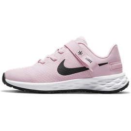 Nike Revolution 6 FlyEase Schuhe für einfaches Anziehen/Ausziehen für jüngere Kinder - Pink, 34