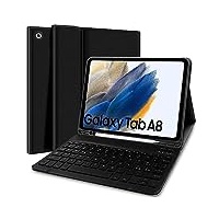 Lupxiu Schutzhülle mit Tastatur für Samsung Galaxy Tab A8, italienische QWERTY Tastatur Schutzhülle für Samsung Galaxy Tab A8