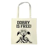 LOGOSHIRT Logoshirt® Harry Potter I Dobby Is Free I Baumwolltasche I natur I Lizenziertes Originaldesign - Einheitsgröße