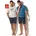 S gestreift Blau/Grau 60/62 XXL