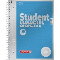 Brunnen Collegeblock Student Premium Kleinformat punktraster DIN A5 ohne Rand, 1 Block