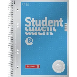 Brunnen Collegeblock Student Premium Kleinformat punktraster DIN A5 ohne Rand, 1 Block