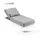 Kettler Sonnenliege 213 x 90 x 33 cm Silber