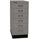 Bisley Aktenschrank MultiDrawer Schubladenschrank in Silber - Maße: H 67 x B 28 x T 38 cm grau|silberfarben