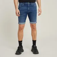 G-Star 3301 Slim Denim Shorts - Mittelblau - Herren, Gr. 34