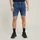 G-Star 3301 Slim Denim Shorts - Mittelblau - Herren, Gr. 34