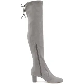 LASCANA Overknees Damen Hellgrau 41